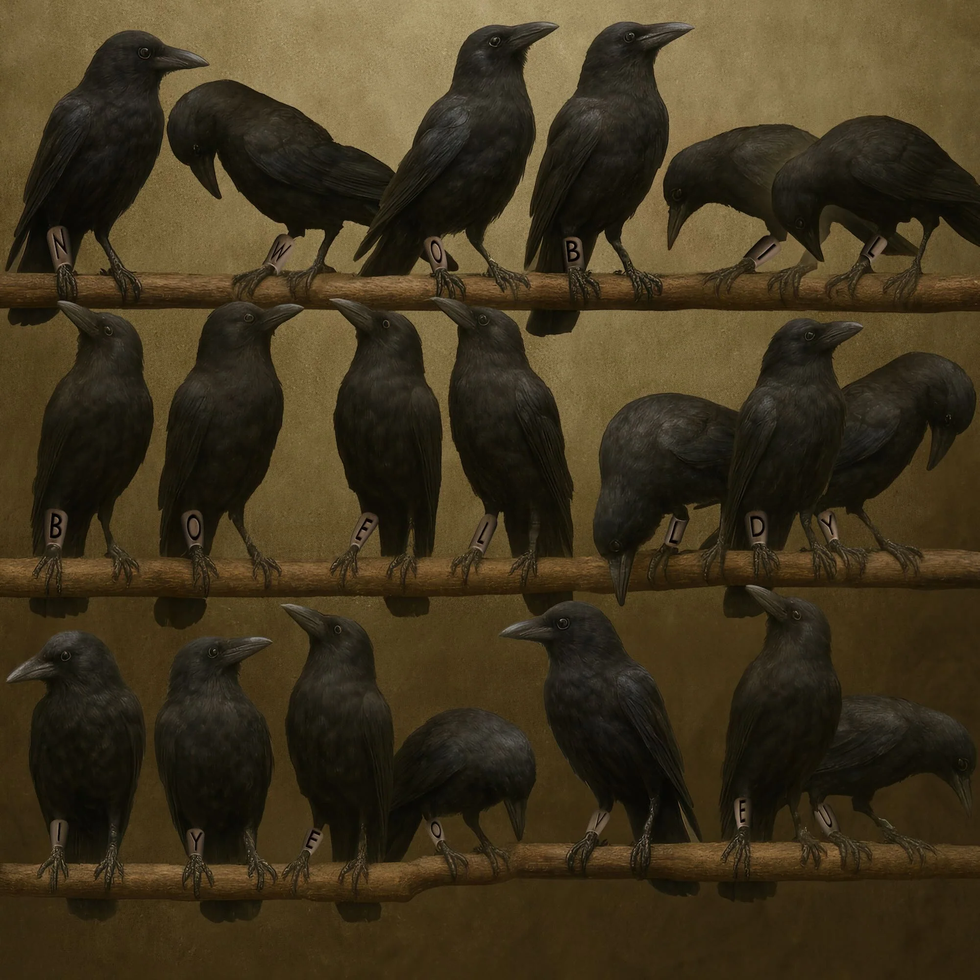 Photo of birds in various poses